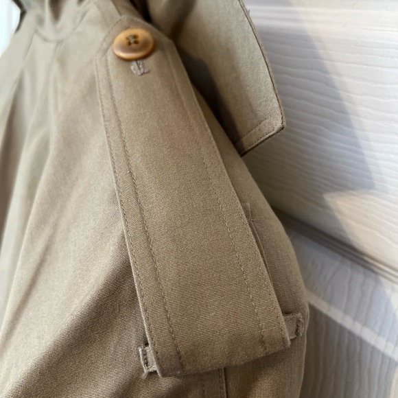 Ladies 1980s Retro Trench Coat Size 9/10 - Picture 7 of 13